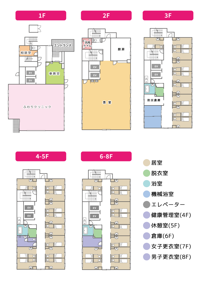 ウィンクルム平野駅前間取図